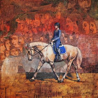 Original Conceptual Horse Paintings by Dilawar Khan