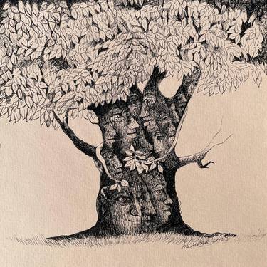 Original Conceptual Nature Drawings by Dilawar Khan