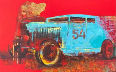 Original Fine Art Car Paintings by Dilawar Khan