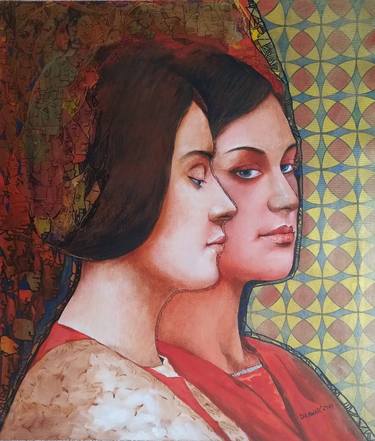 Original People Paintings by Dilawar Khan