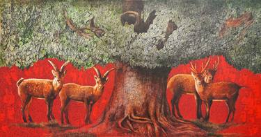 Original Conceptual Nature Paintings by Dilawar Khan