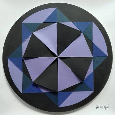 Original Abstract Geometric Collage by Tanmoy Mitra