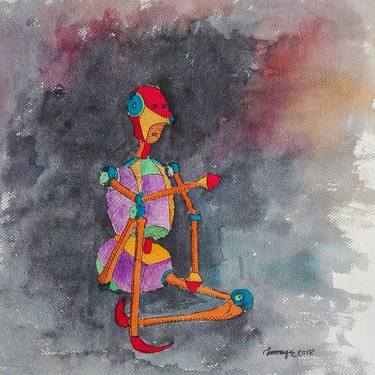 Original Abstract People Drawings by Tanmoy Mitra