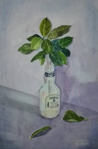 Original Fine Art Still Life Paintings by Tanmoy Mitra