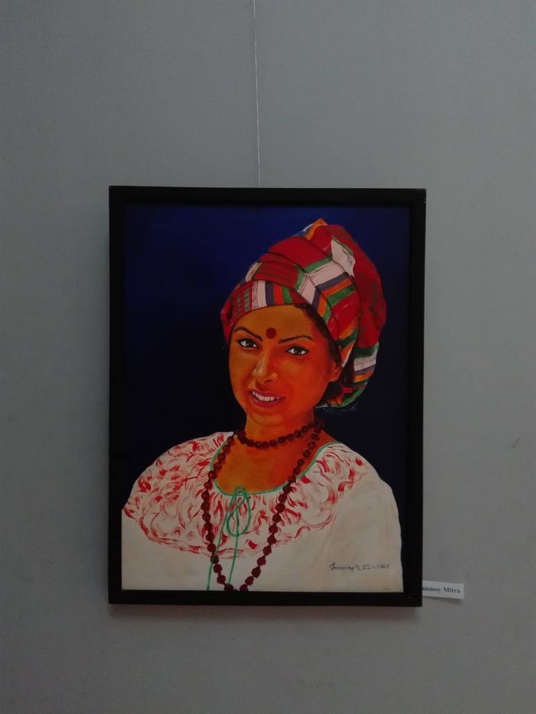Original Portrait Painting by Tanmoy Mitra