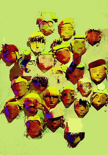 Print of Abstract Expressionism Fashion Digital by Sergio  Cerezer