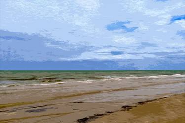 Original Abstract Expressionism Beach Photography by Sergio  Cerezer