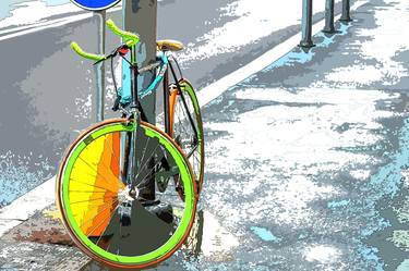 Original Abstract Bike Digital by Sergio Cerezer