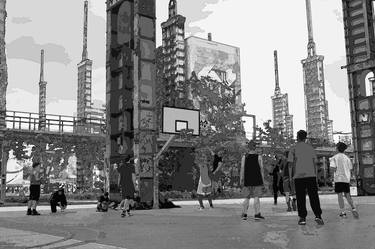 Original Abstract Expressionism Sports Photography by Sergio  Cerezer