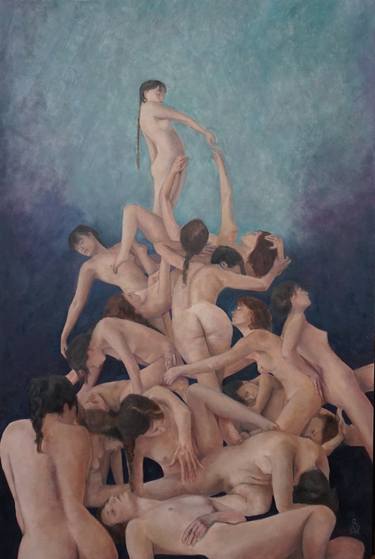 Original Figurative Erotic Paintings by Alejandro Sosa