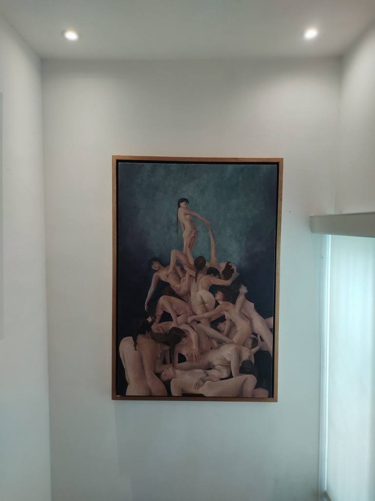 Original Figurative Erotic Painting by Alejandro Sosa