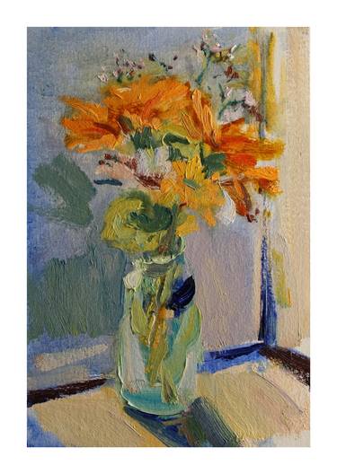 Original Impressionism Still Life Paintings by Aydan Aliyeva