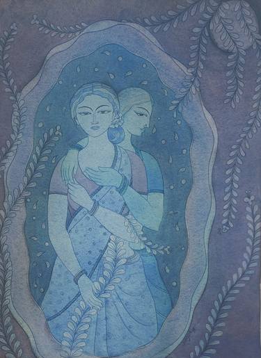 Print of Women Paintings by SUNJIDA AKTER