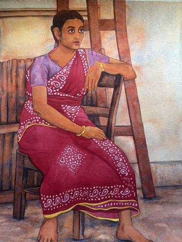 Print of Portrait Paintings by SUNJIDA AKTER