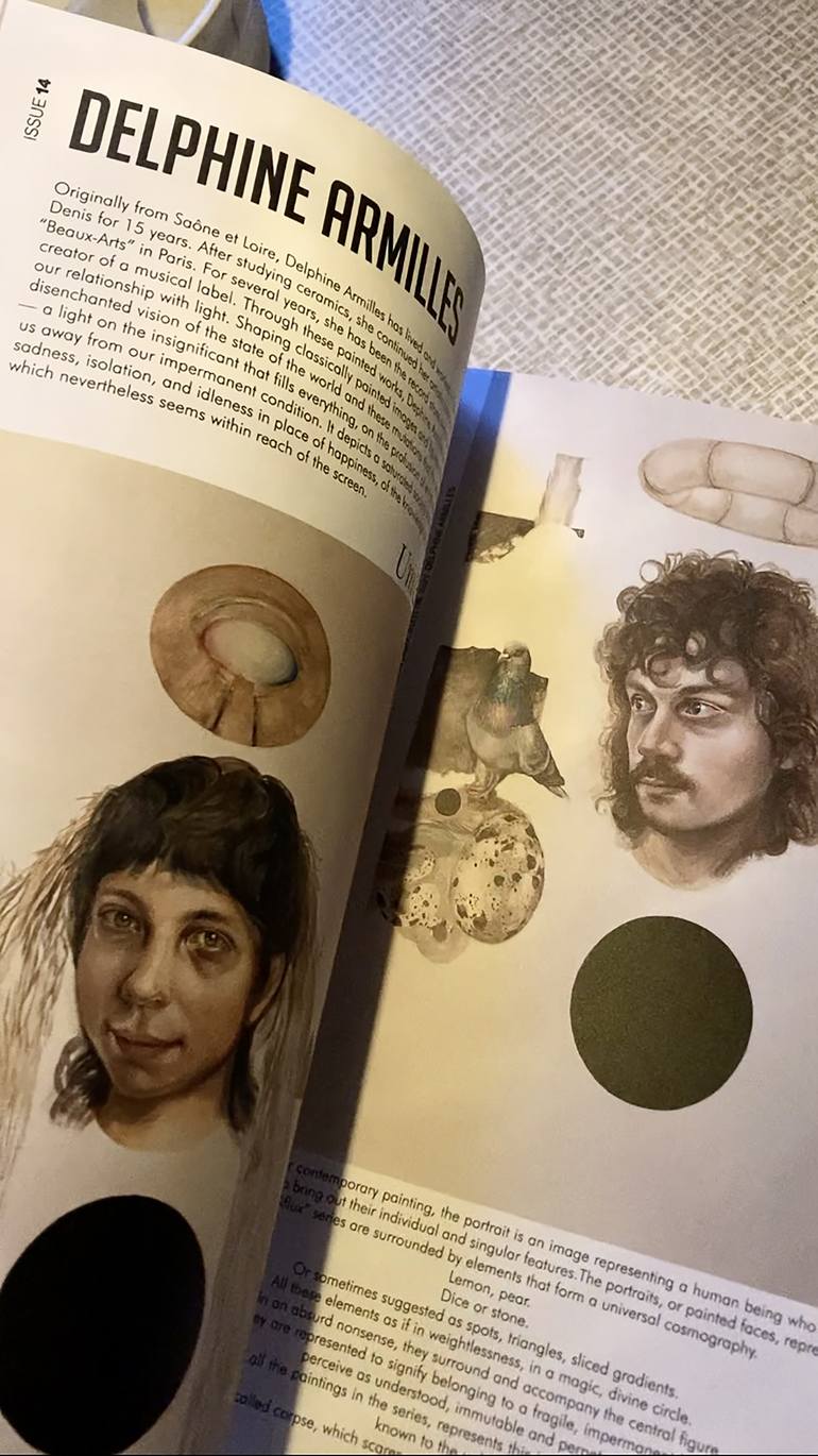 Original Dada People Painting by Delphine Armilles