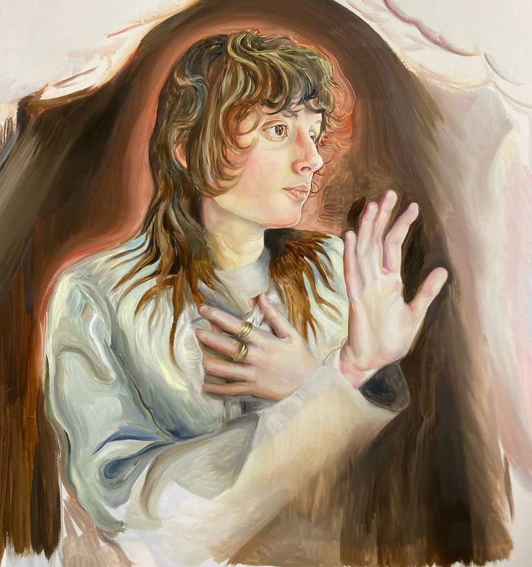 Original Symbolism Classical Mythology Paintings by Delphine Armilles