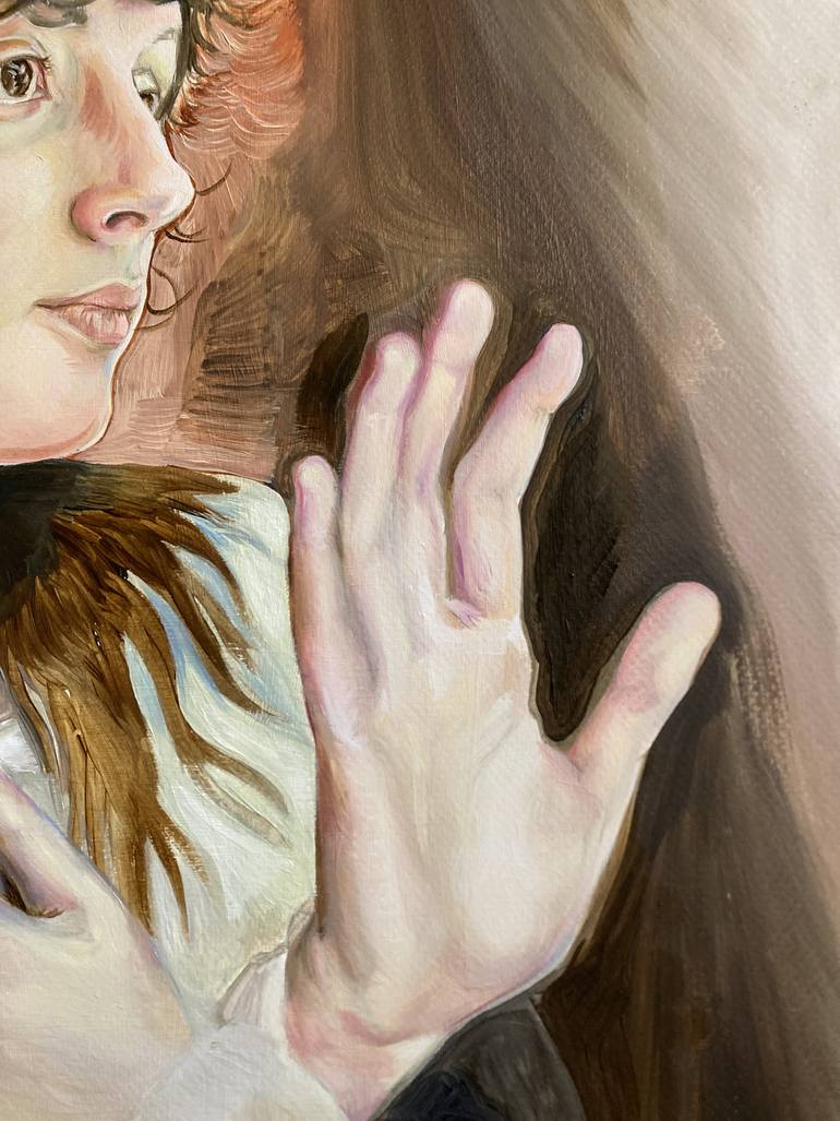 Original Symbolism Classical Mythology Painting by Delphine Armilles