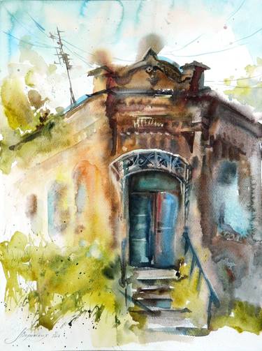 Original Impressionism Architecture Paintings by Mariya Volynskih