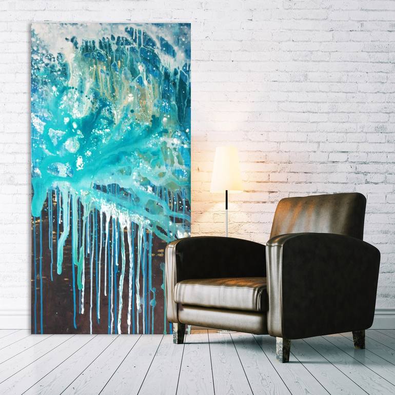 Original Abstract Expressionism Abstract Painting by Svetlana Iskoskikh