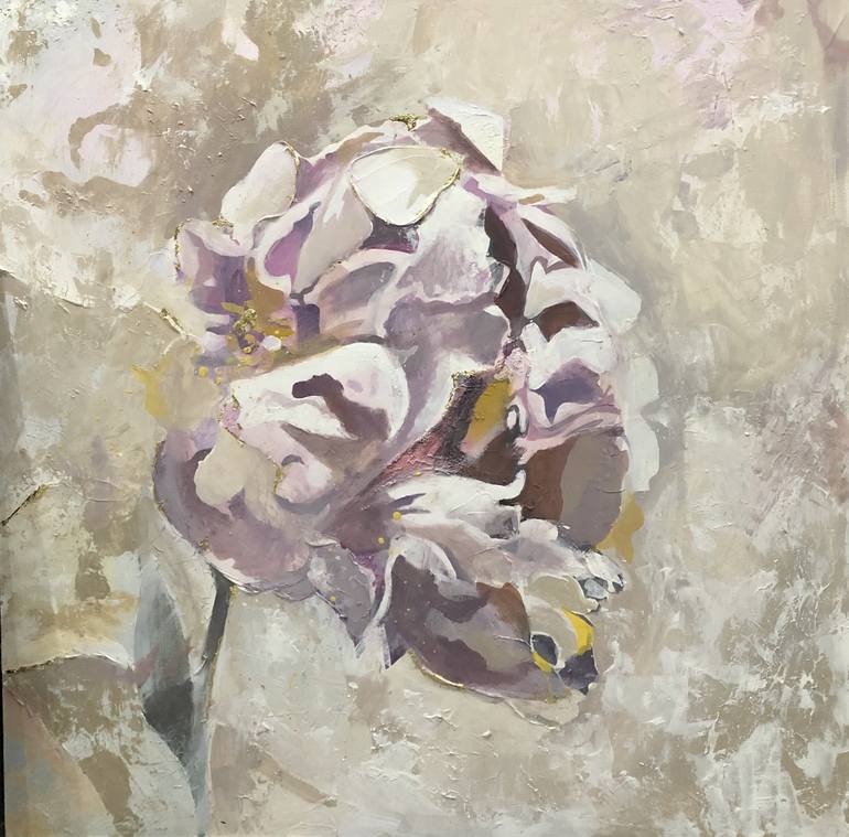Original Abstract Floral Painting by Svetlana Iskoskikh
