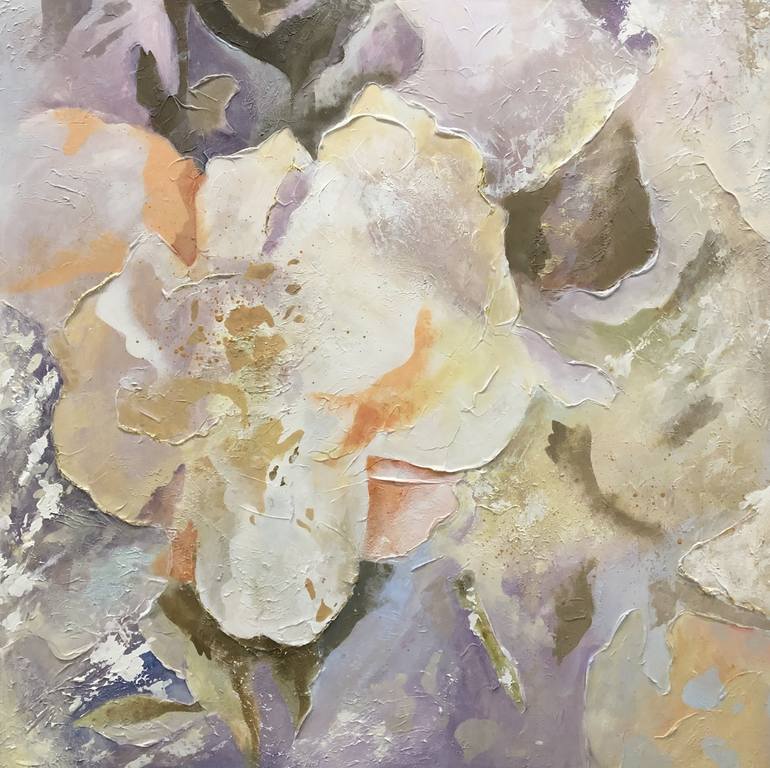 Original Abstract Floral Painting by Svetlana Iskoskikh