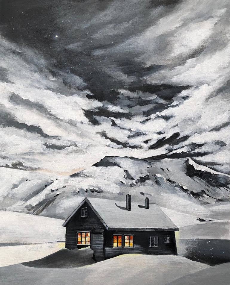 Original Abstract Expressionism Home Painting by Svetlana Iskoskikh