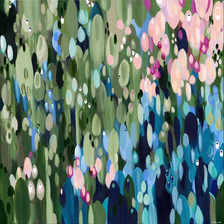 Original Conceptual Abstract Painting by Melissa Stone Mangham