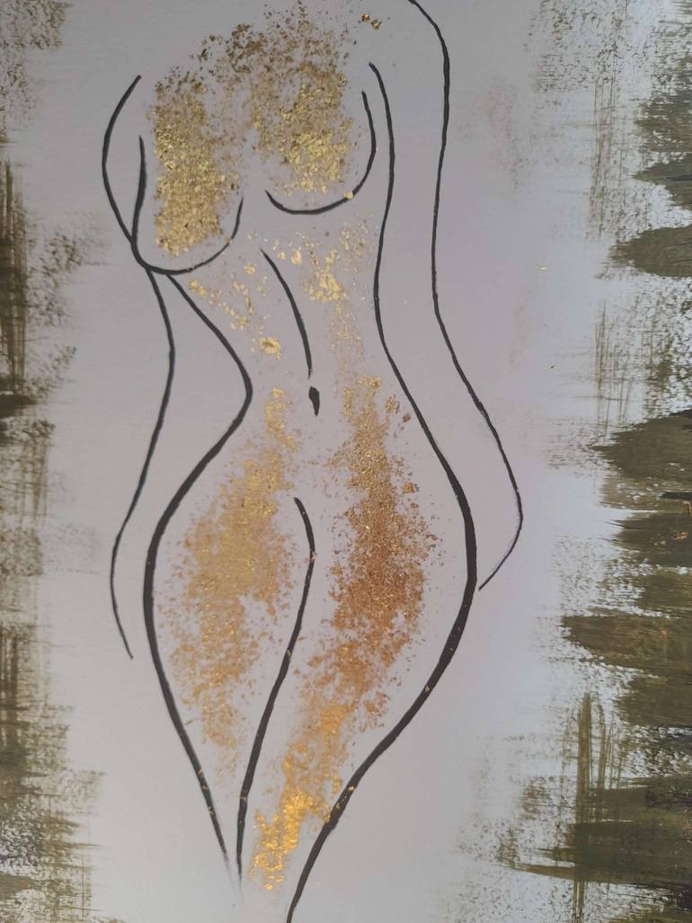 Original Modernism Abstract Painting by Marina Akopyan