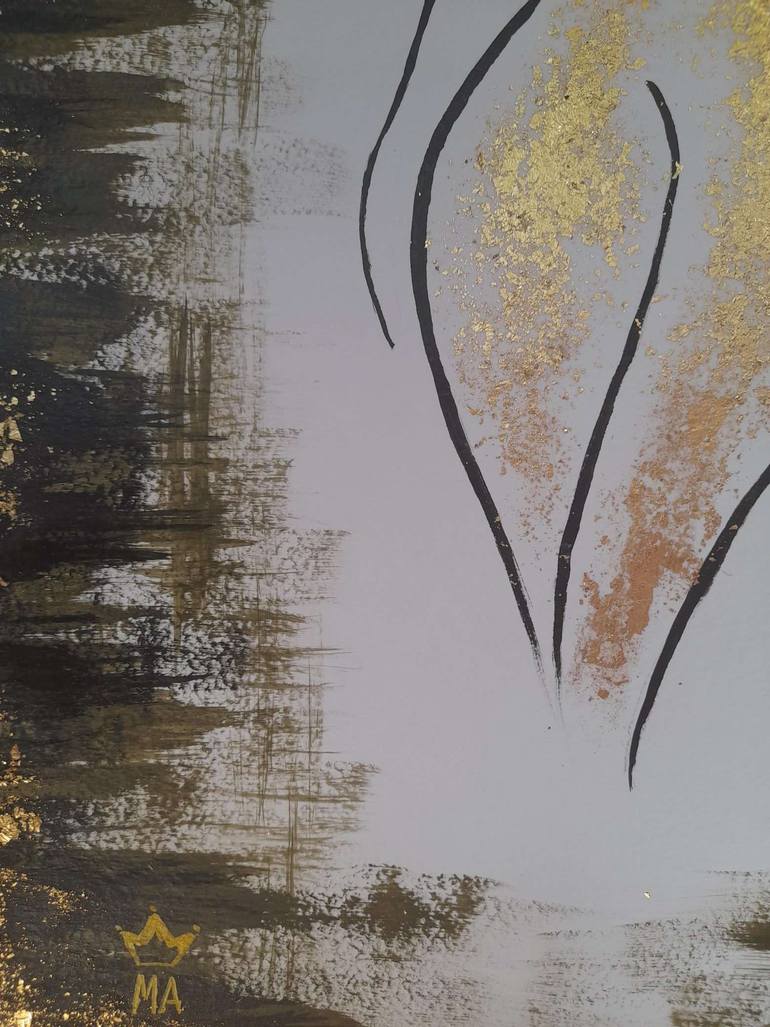 Original Modernism Abstract Painting by Marina Akopyan