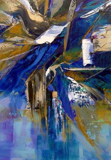 Original Algorithmic Abstract Paintings by Munawar Hussain