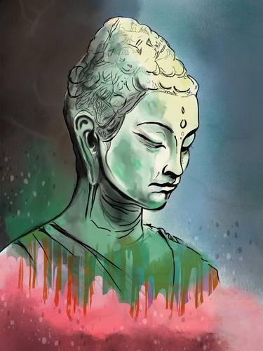 Original Contemporary Religion Digital by Mahir Creation 