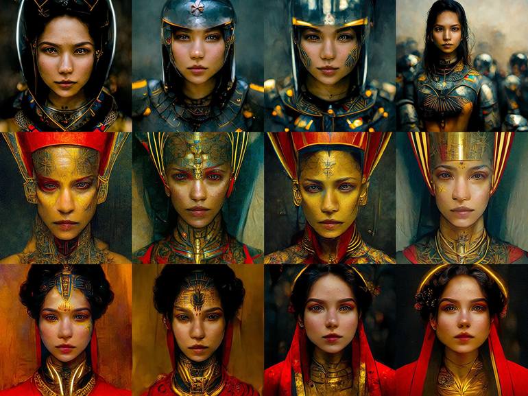 Original Women Collage by Sirius PS