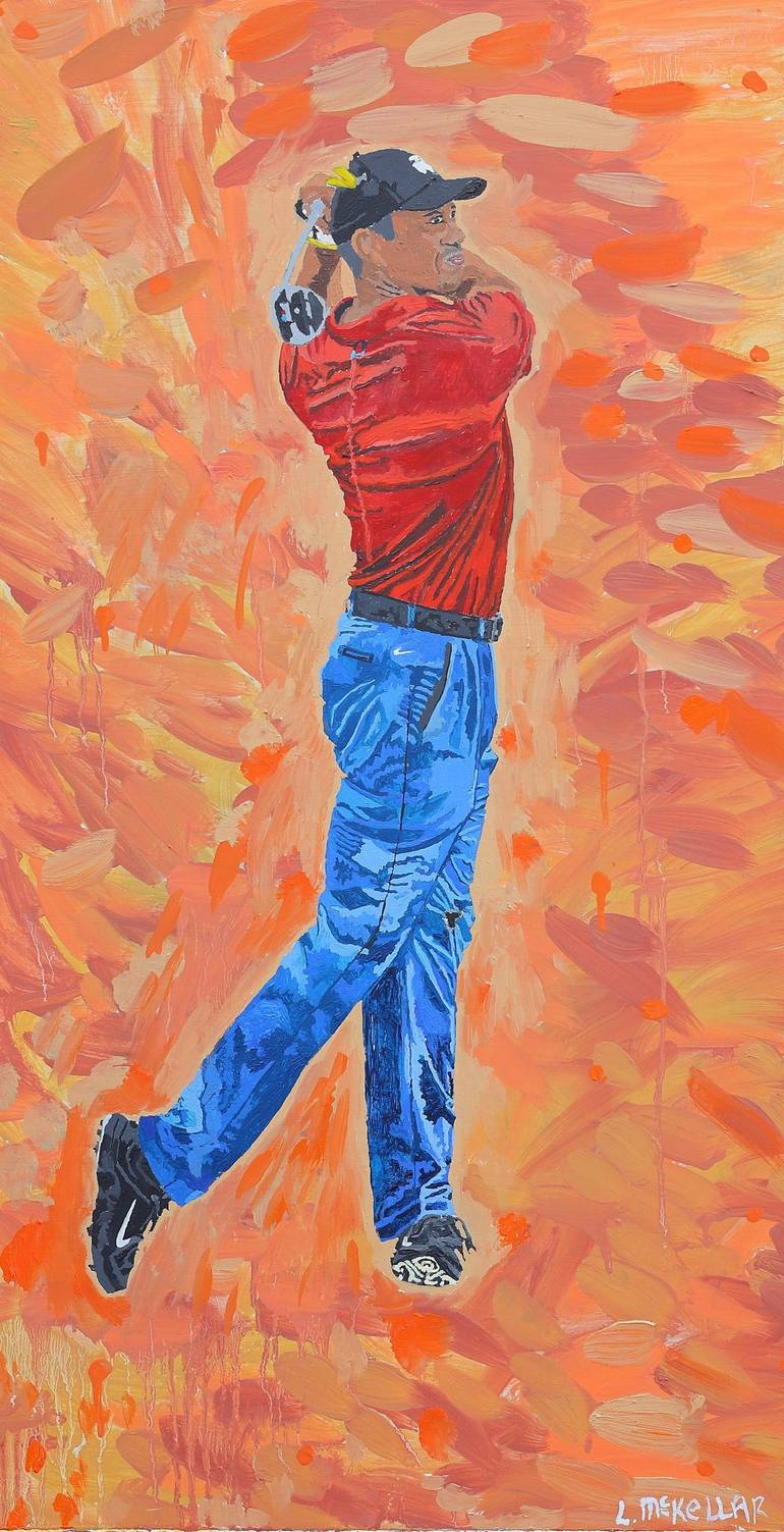 Tiger Woods Painting By Leroy Mckellar Saatchi Art   8093589 LWLBYKDY 7 