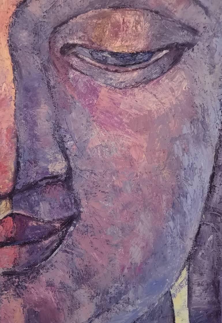 Original Figurative Religion Painting by Julia Yulduskhon  Repikhova