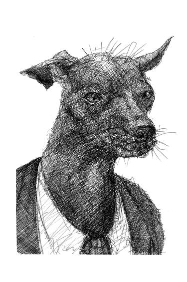 Print of Illustration Animal Drawings by Damian Comas