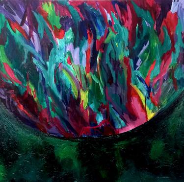 Original Abstract Expressionism Abstract Paintings by Laiba Tanveer