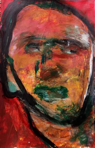Original Abstract Expressionism Portrait Paintings by Farzana Ahmed urmi