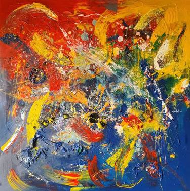 Print of Abstract Expressionism Abstract Paintings by Ema Kato