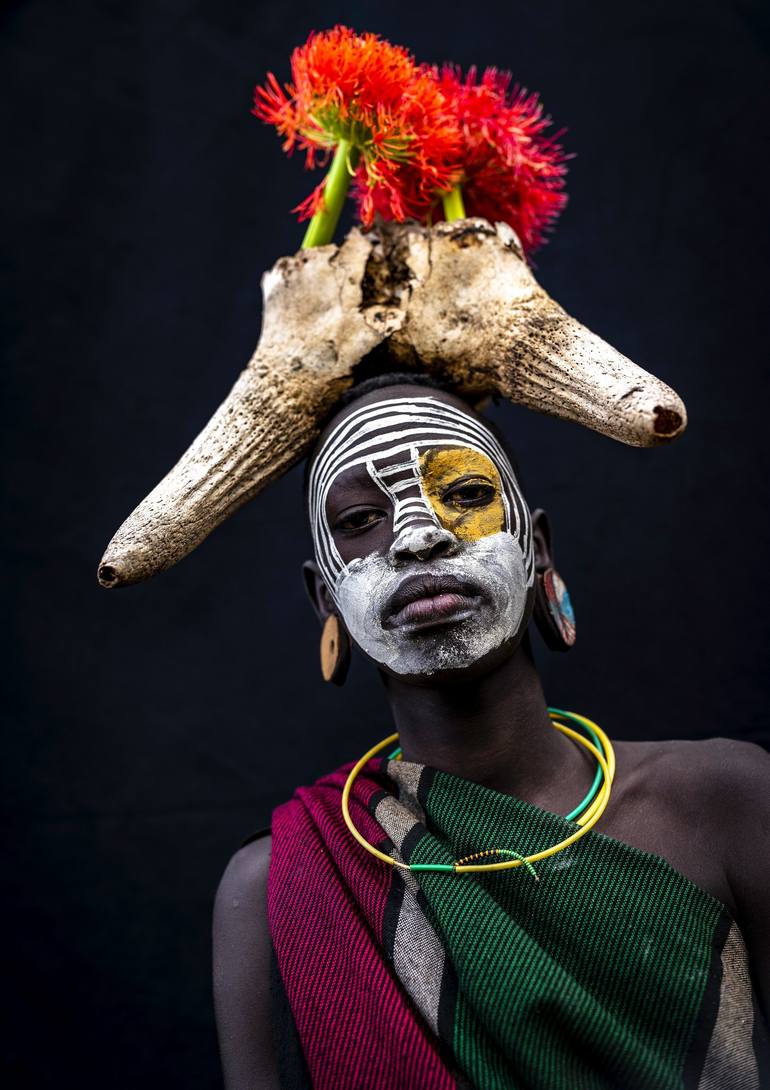 Painting from Surma Tribe | Ethiopia Photography by Uwe Schröder ...