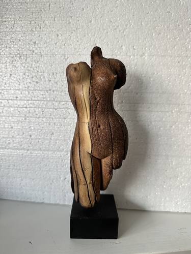 Naked Woman Wooden Sculpture,female Body Figurine Decor,erotic