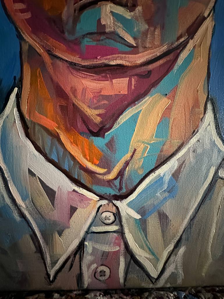 Original Figurative Men Painting by Emmanouil Nanouris