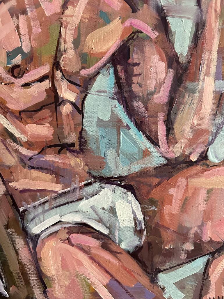 Original Contemporary Men Painting by Emmanouil Nanouris