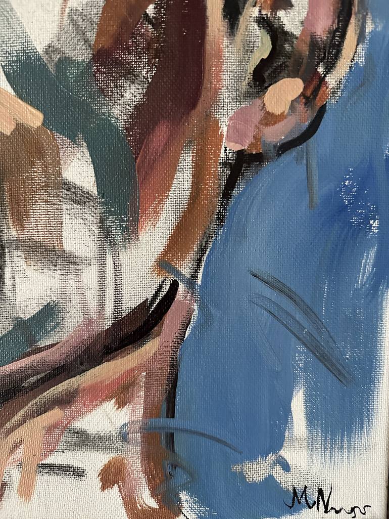 Original Contemporary Men Painting by Emmanouil Nanouris