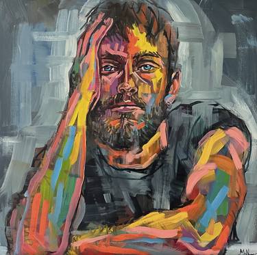 Colourful Portraits Paintings Saatchi Art