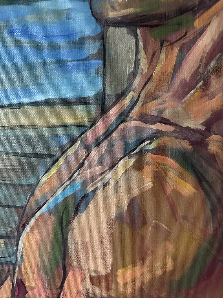 Original Figurative Nude Painting by EMMANOUIL NANOURIS