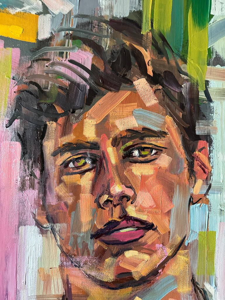 Original Figurative Men Painting by Emmanouil Nanouris