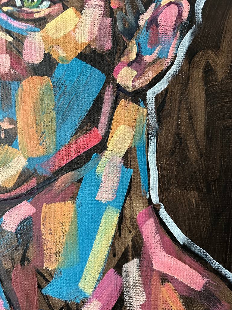 Original Figurative Men Painting by Emmanouil Nanouris