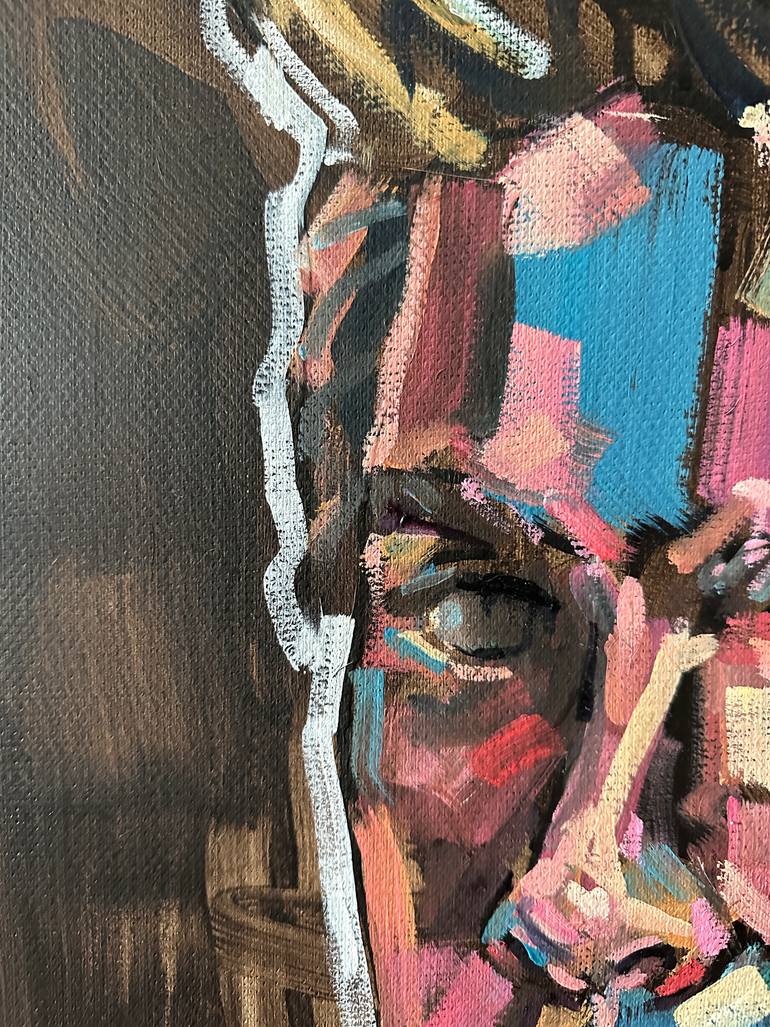 Original Figurative Men Painting by Emmanouil Nanouris