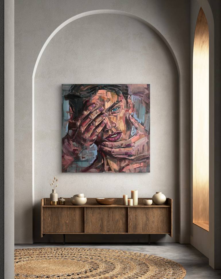 Original Portraiture Men Painting by Emmanouil Nanouris