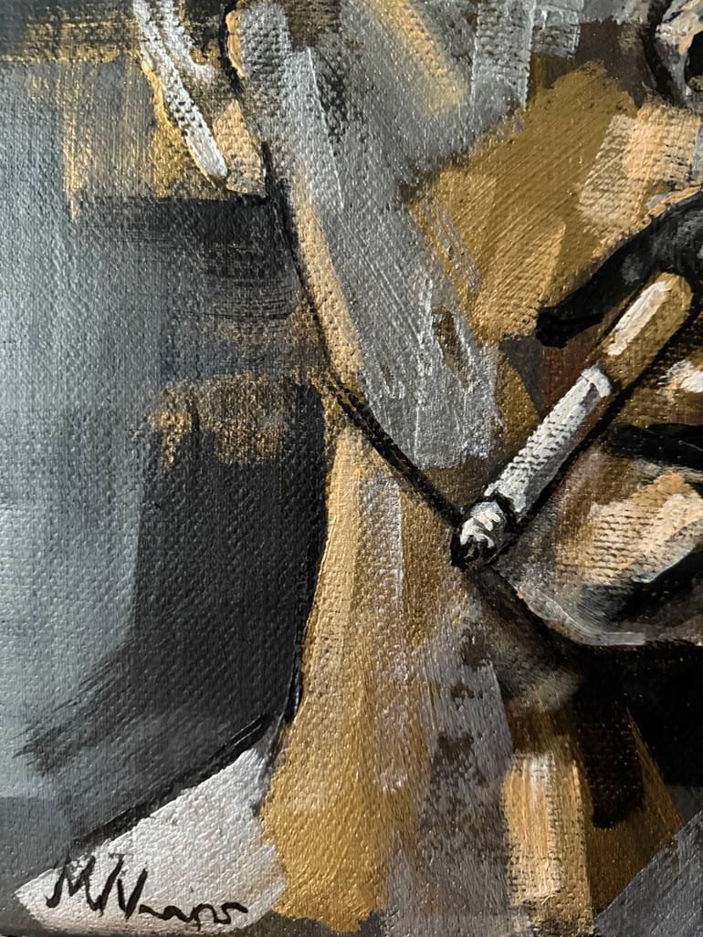 Original Portraiture Men Painting by Emmanouil Nanouris